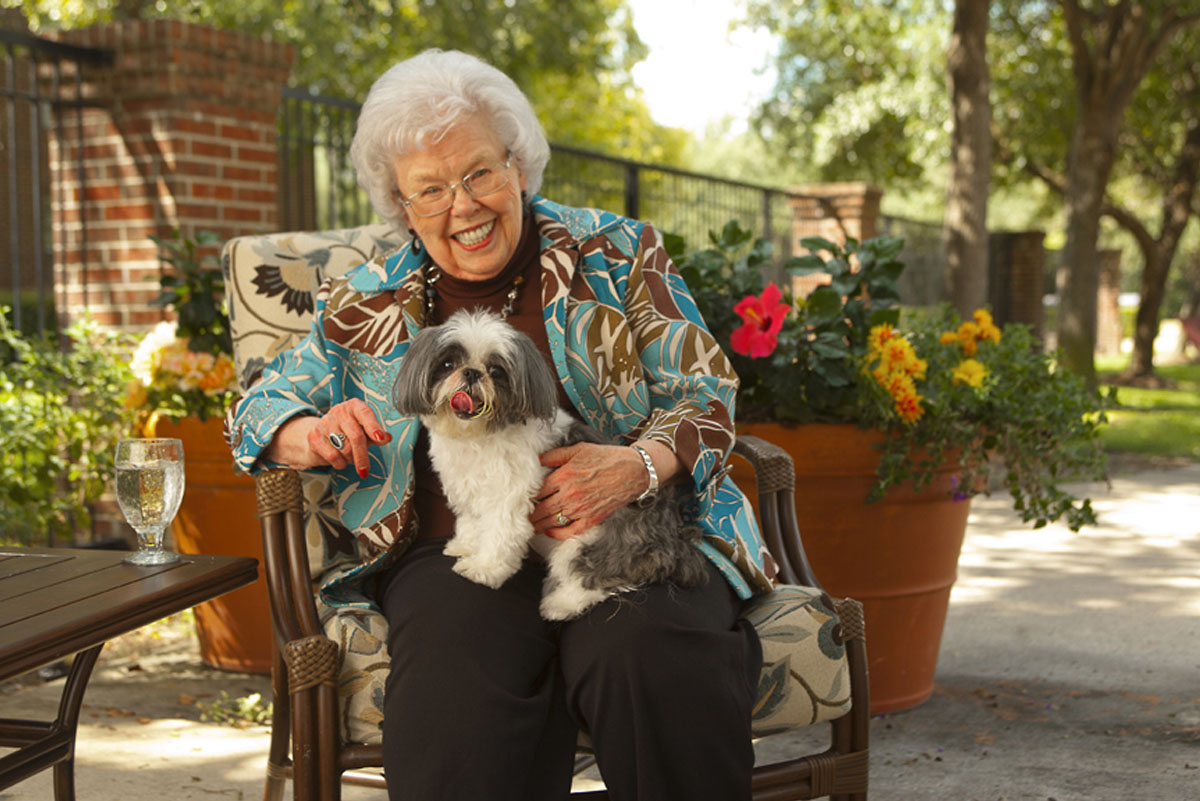 Belmont Village Pets Stories Audrey and Sheba