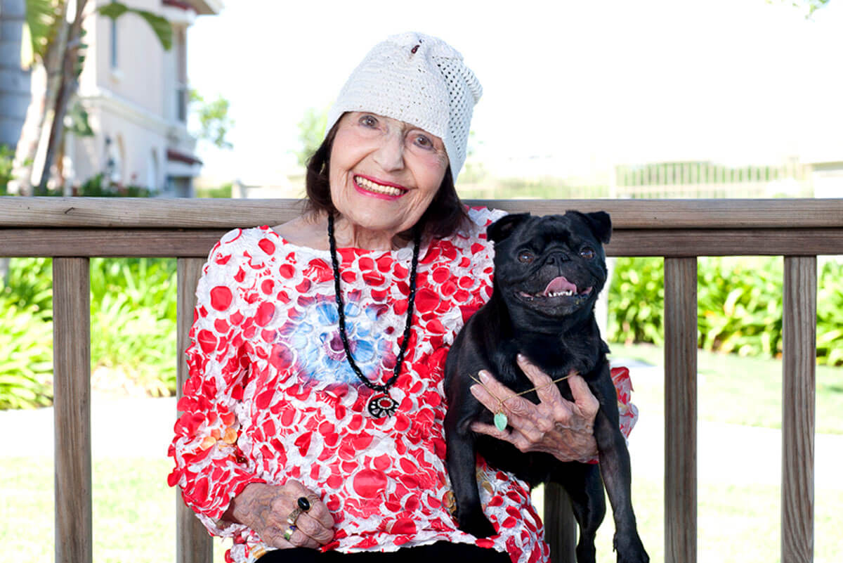 Belmont Village Pets Stories Beth Ward and Rani