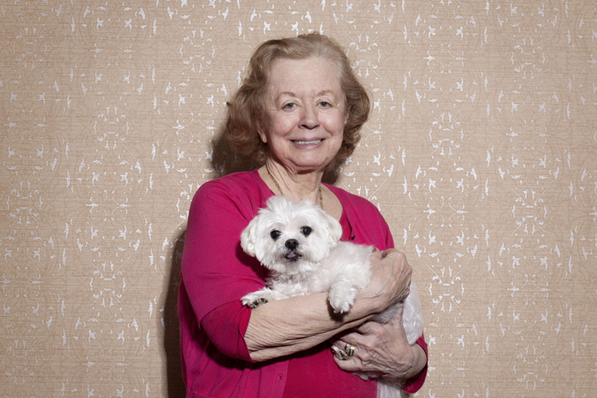 Belmont Village Pets Stories Joan Ceragioli and Louie