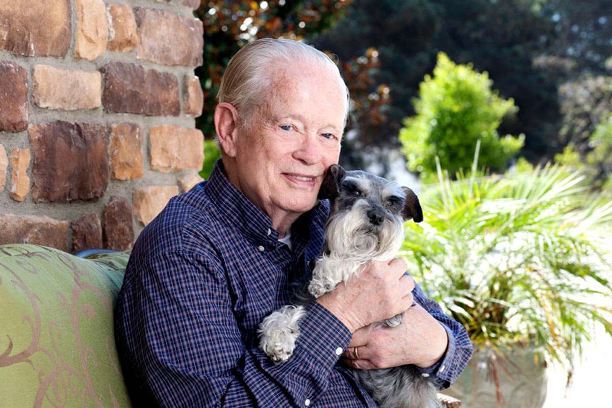 Belmont Village Pets Stories John Galey and Misty