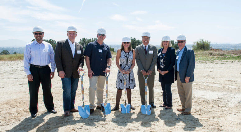 Belmont Village Aliso Viejo Groundbreaking on Thursday, July 13, 2017.