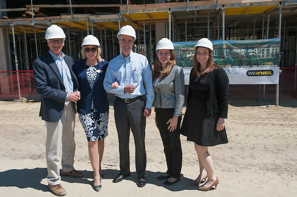 Topping out event for Belmont Village Aliso Viejo. (Photo by Miguel Vasconcellos)