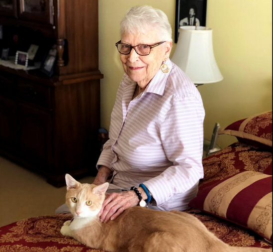 Pets provide residents with comfort as they transition into a senior living community.