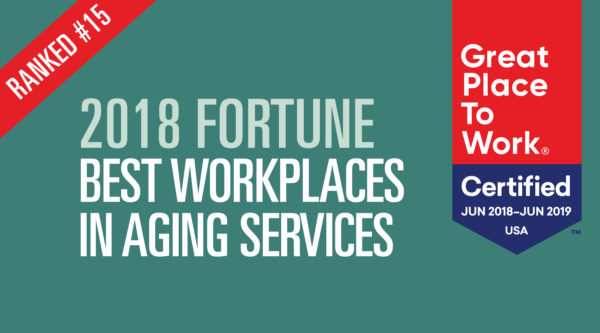 Belmont Village Named one of the Best Workplaces for Aging Services