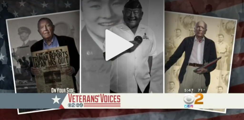 KCAL's coverage of Belmont Village Senior Living's most recent veterans photo shoot in Rancho Palos Verdes